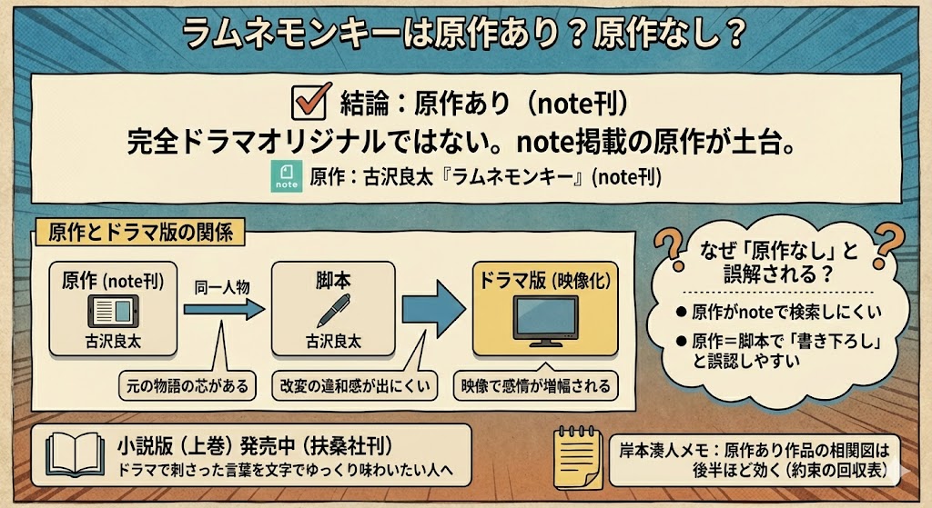 ラムネモンキー 原作あり 原作なし note
